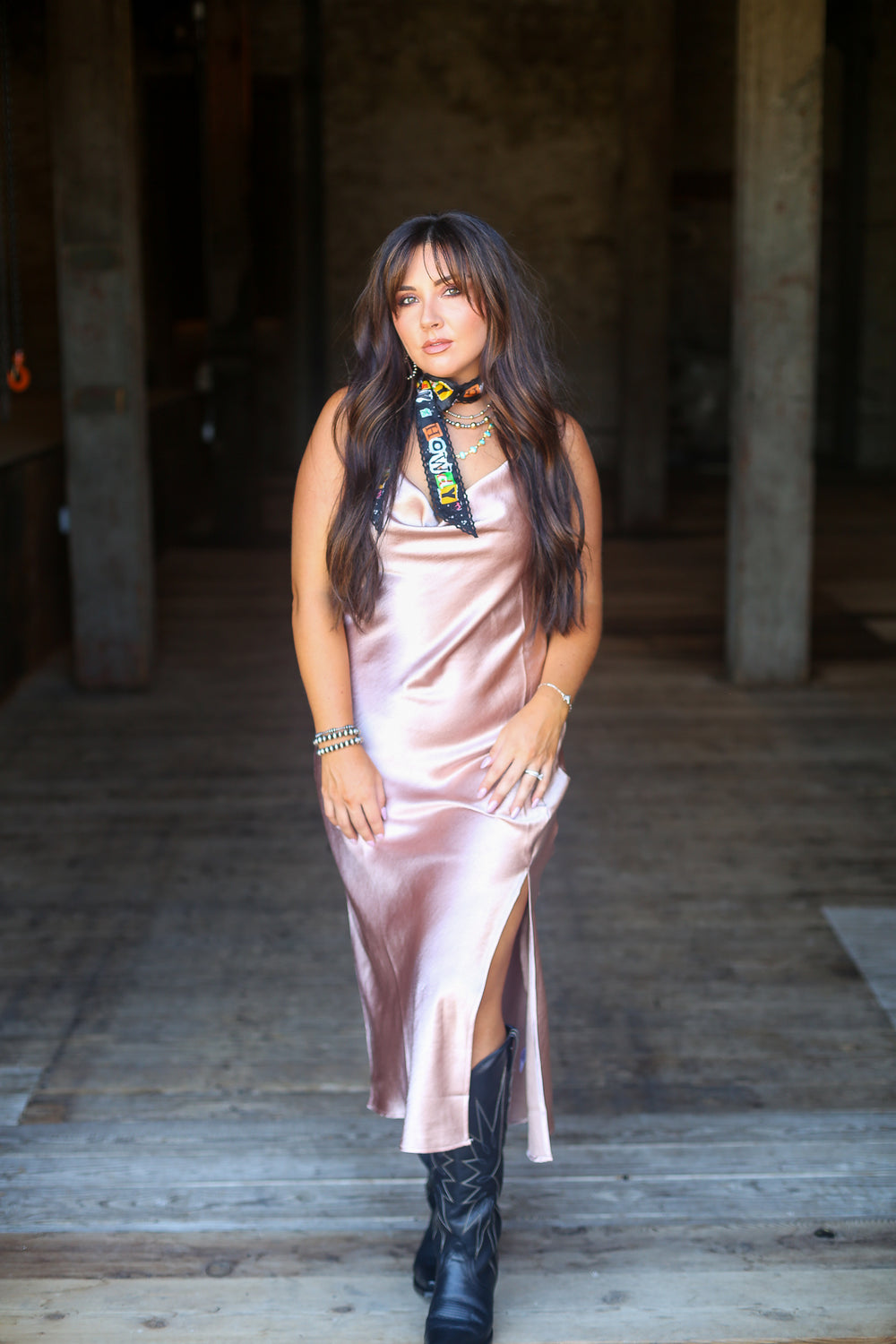 The Rosé Slip Dress