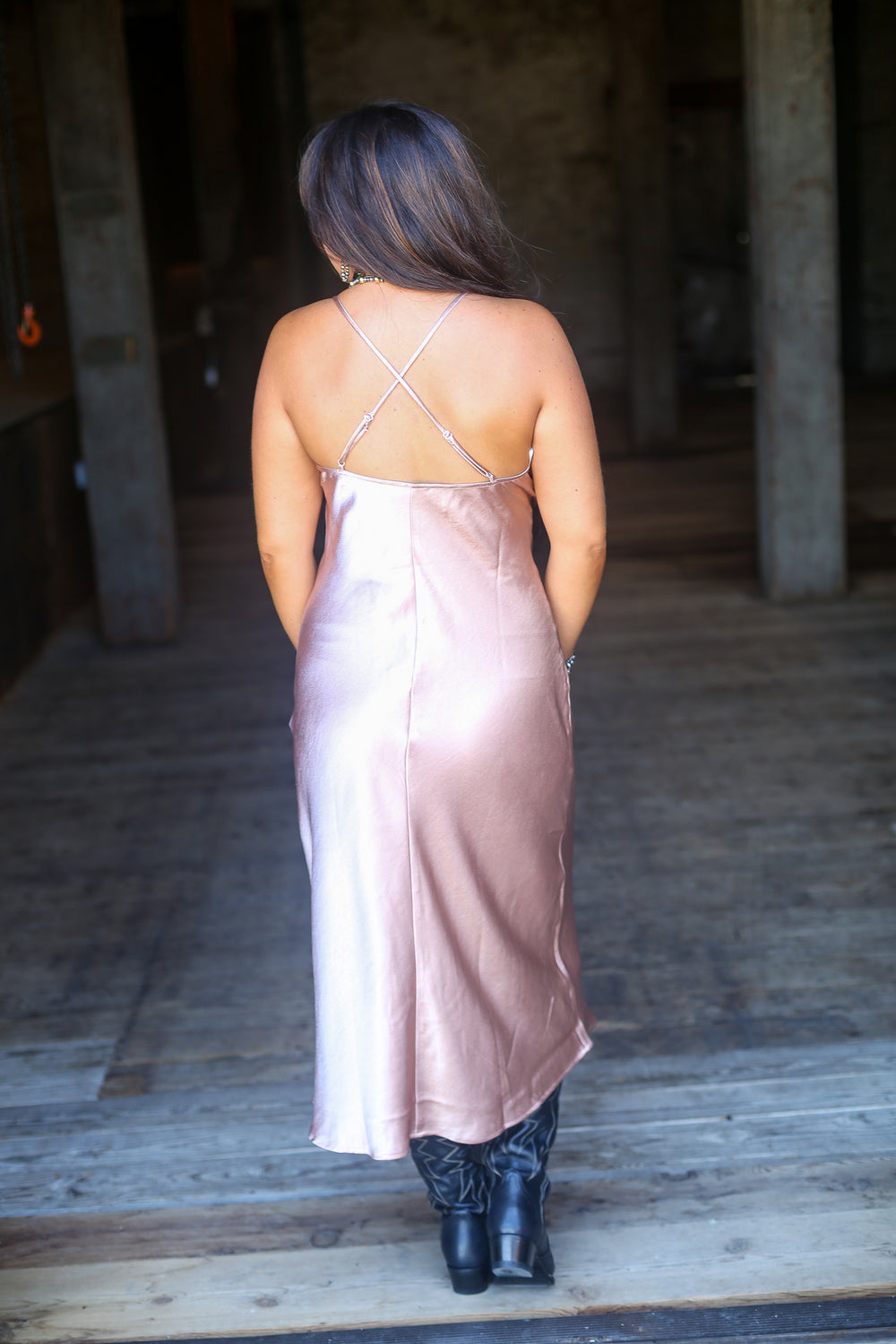 The Rosé Slip Dress