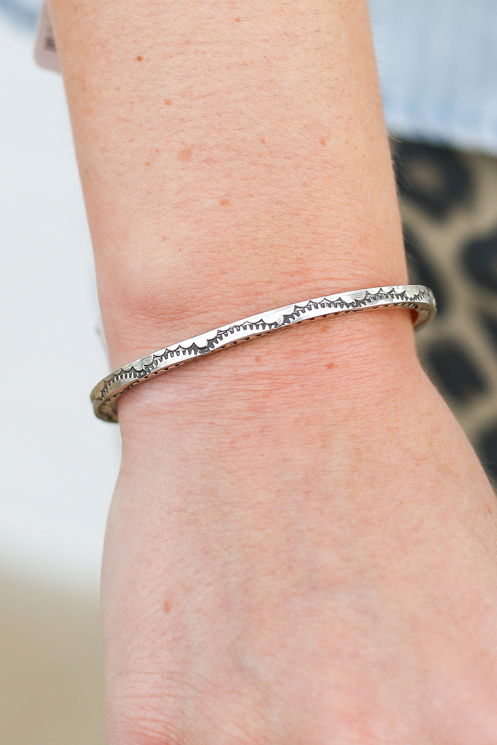 The Sanderson Stamped Three Sided Cuff