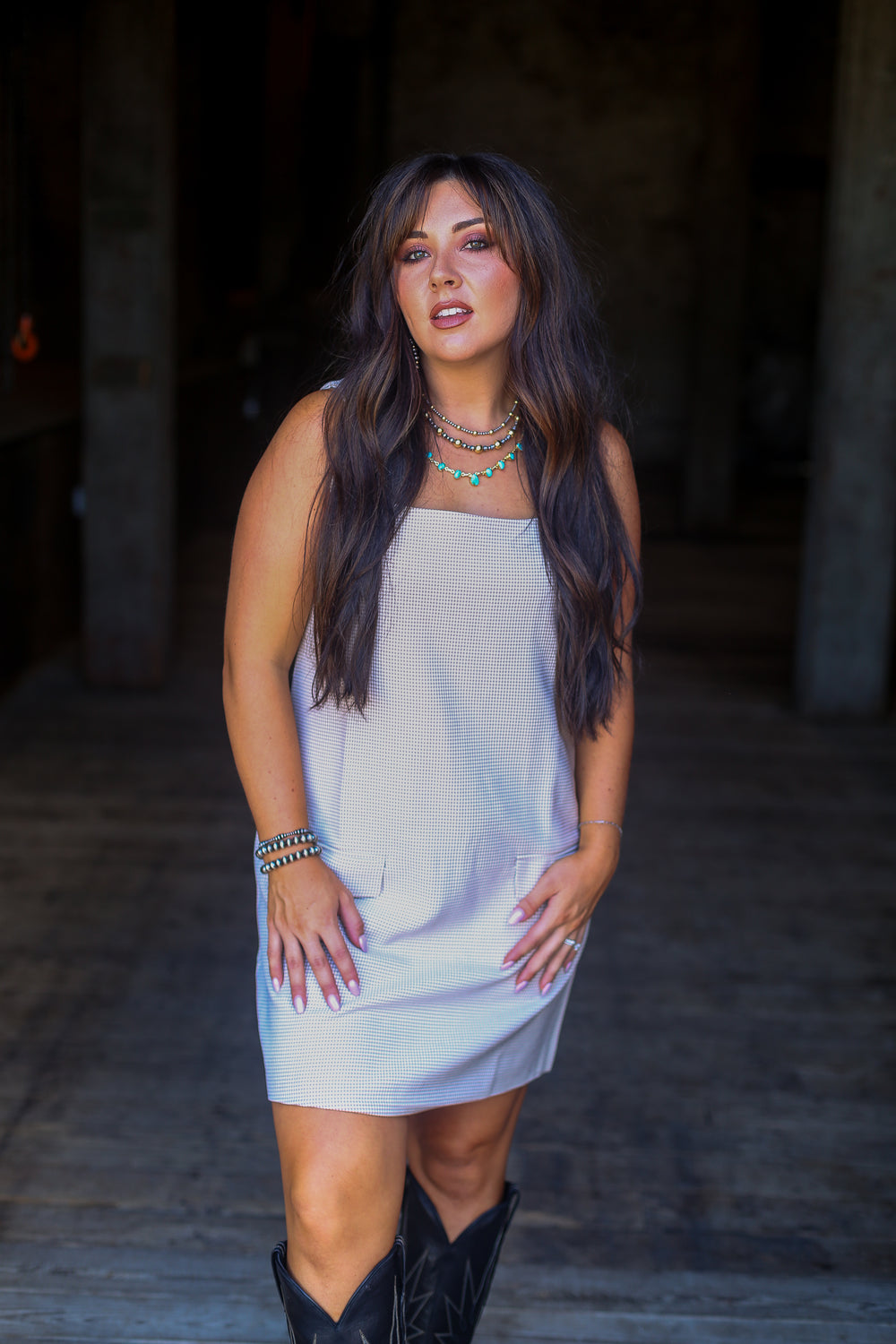 The Sydney Square Neck Mini Dress