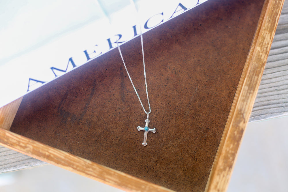 The Turquoise Cross Pendant
