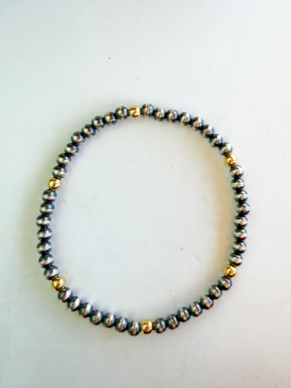 The Golden Mix Stretch Navajo Bracelet