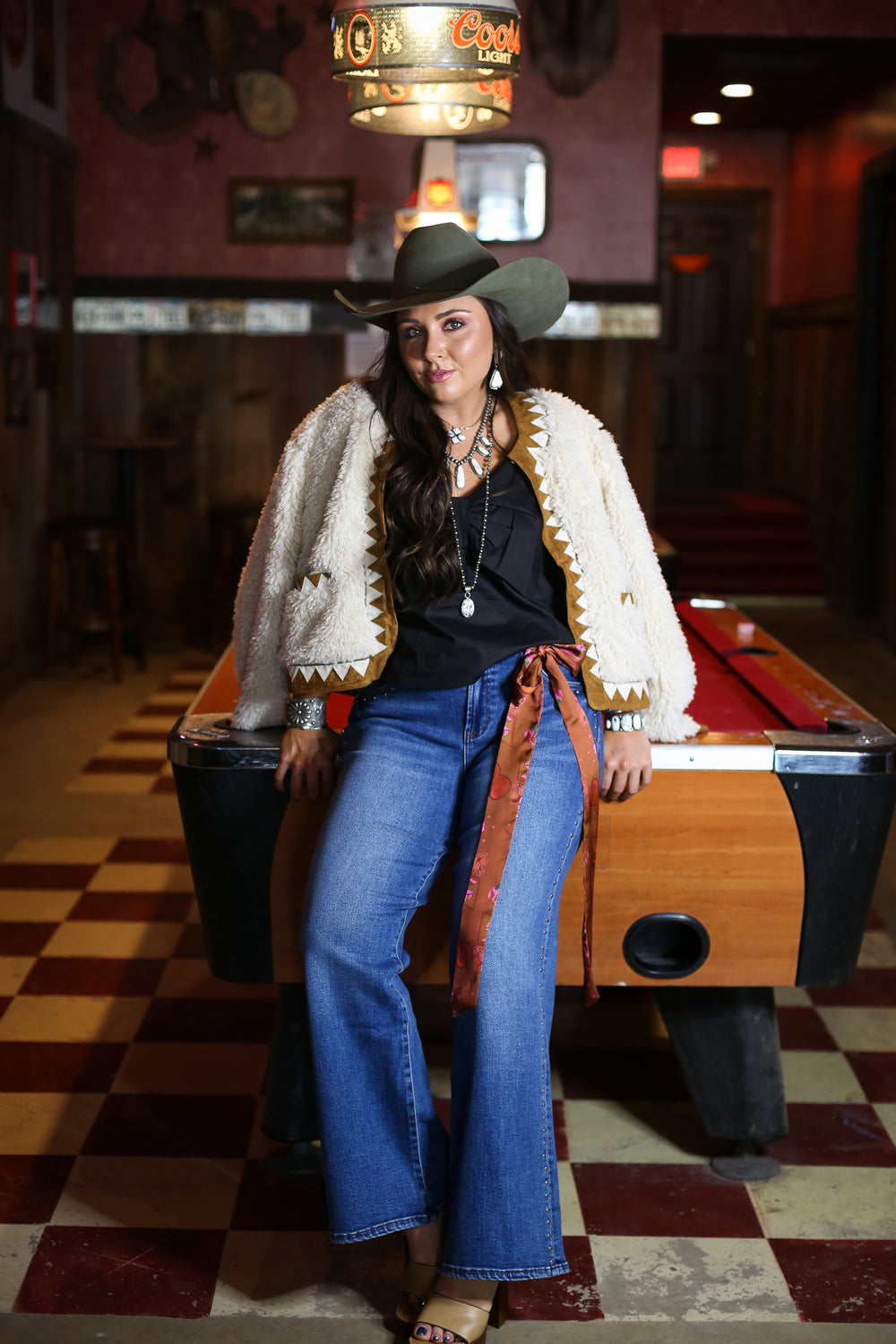 Timber Trail Taupe Fur Jacket