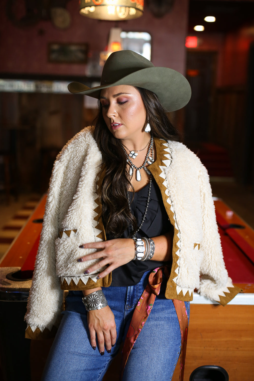 Timber Trail Taupe Fur Jacket