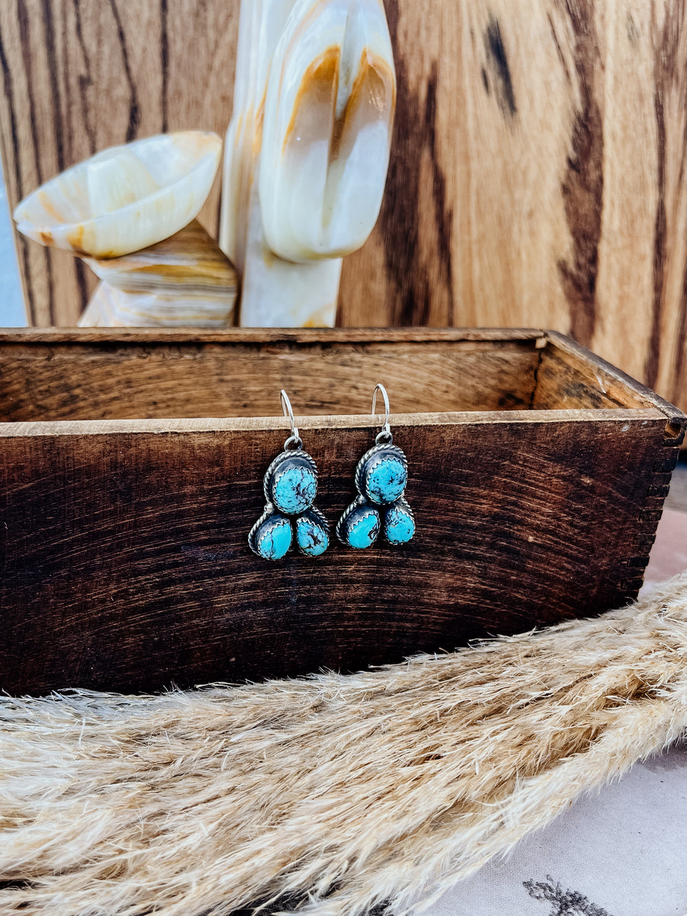 Tres Turquoise Earrings