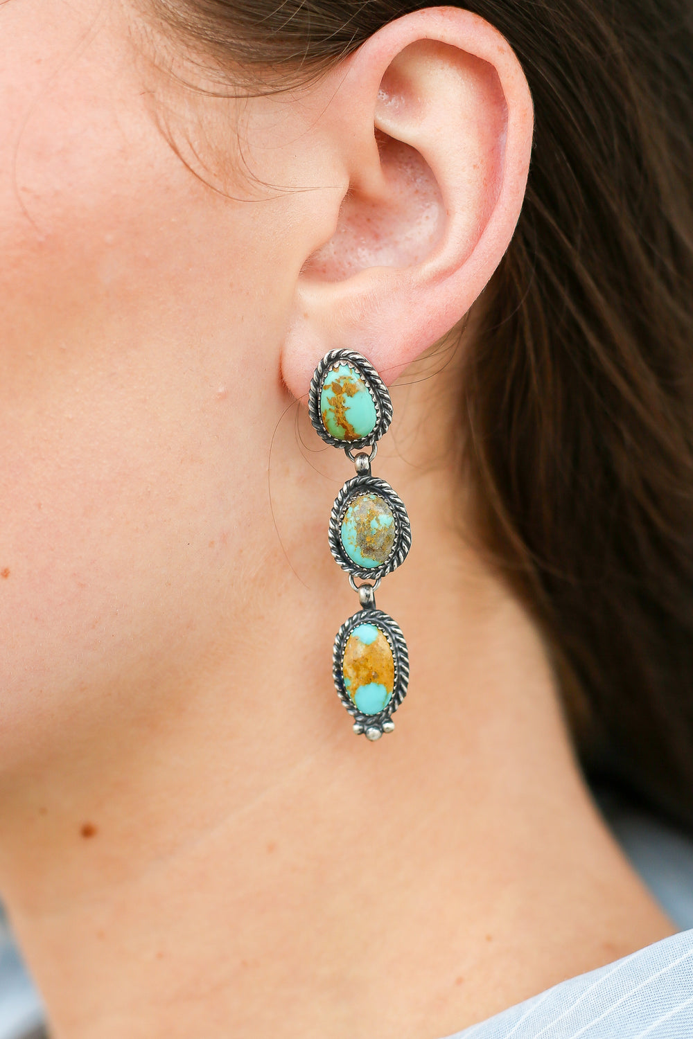 Trio Stone Harper Earrings 4.0