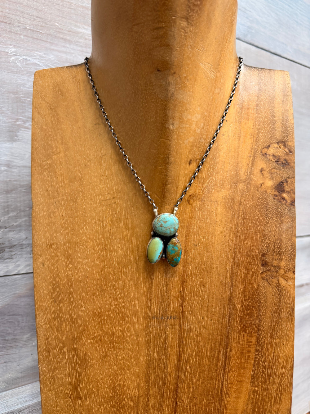 Triple Threat Mixed Turquoise Necklace 2.0