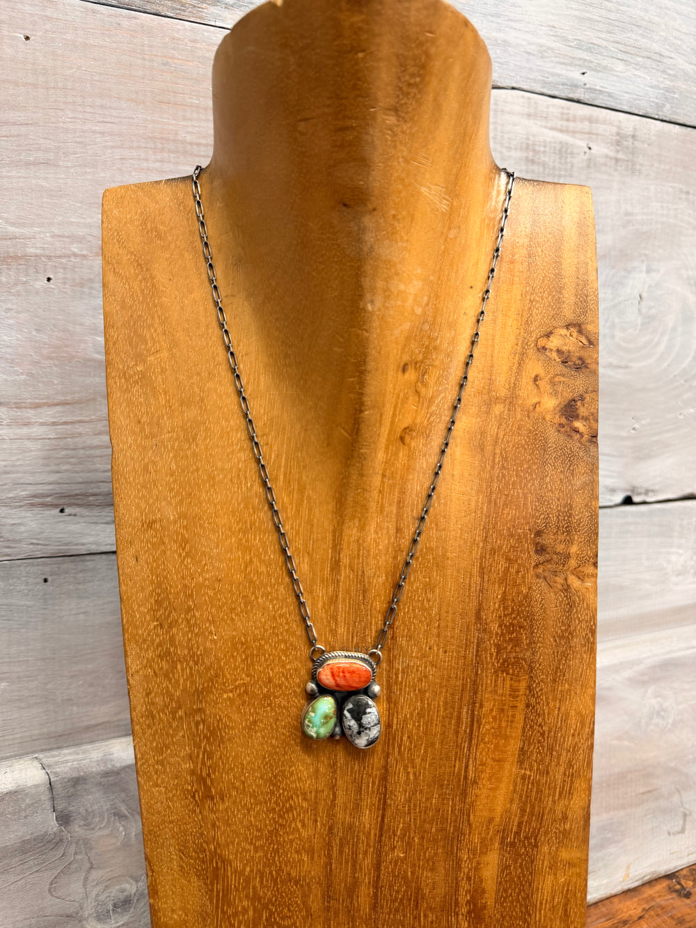 Triple Threat Multi Stone Necklace