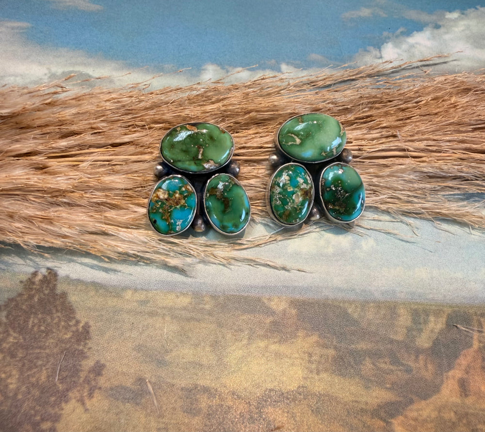 Triple Threat Sonoran Gold Earrings 2.0