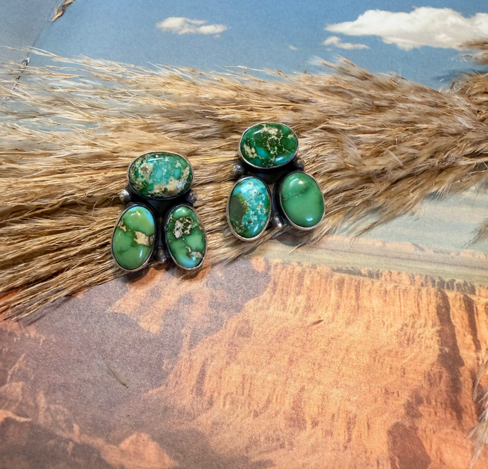 Triple Threat Sonoran Gold Earrings
