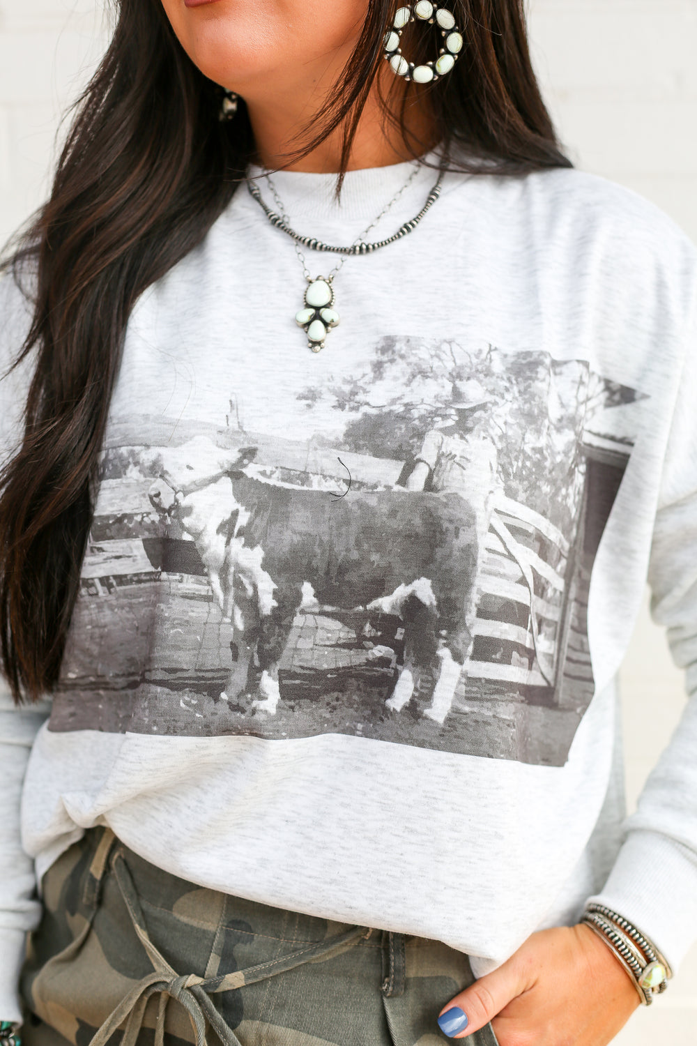 Tru Grit Long Sleeve Graphic Sweatshirt