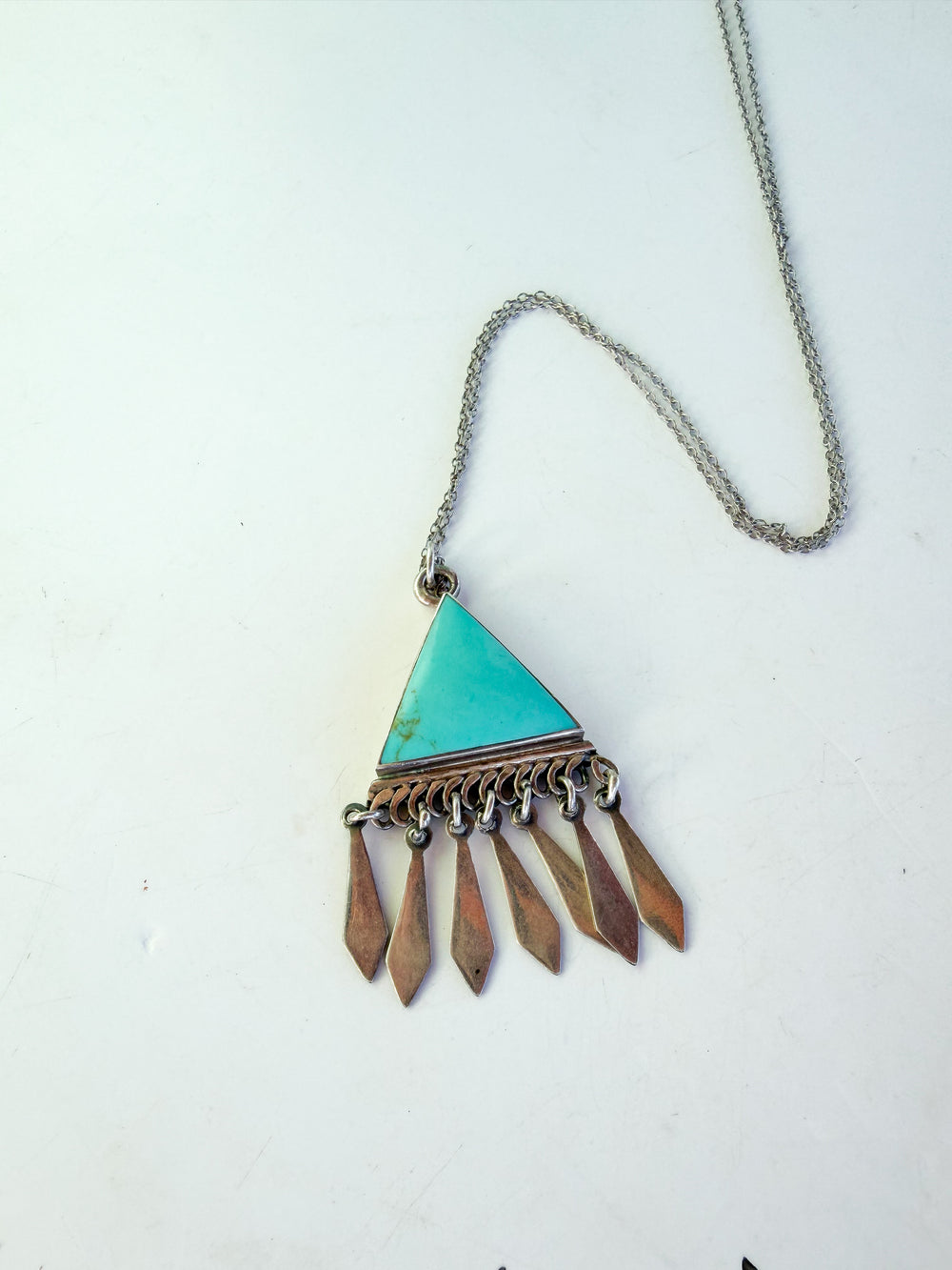 Turquoise Canyon Fringe Necklace