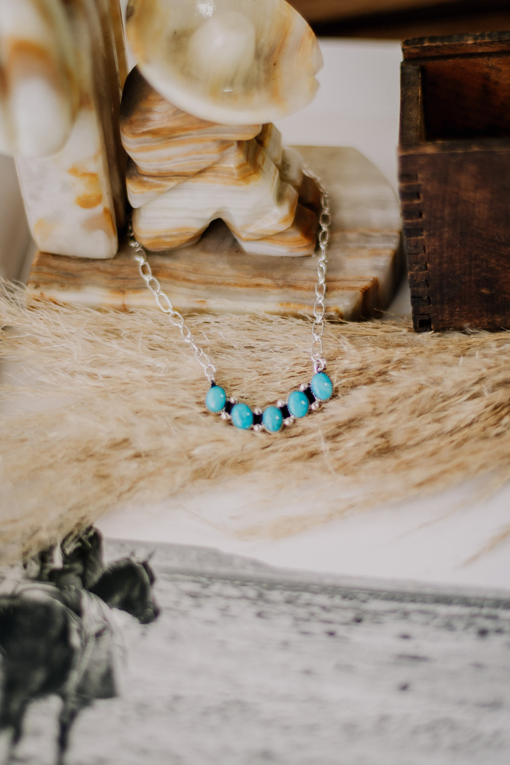 Turquoise Curved Greatness Necklace