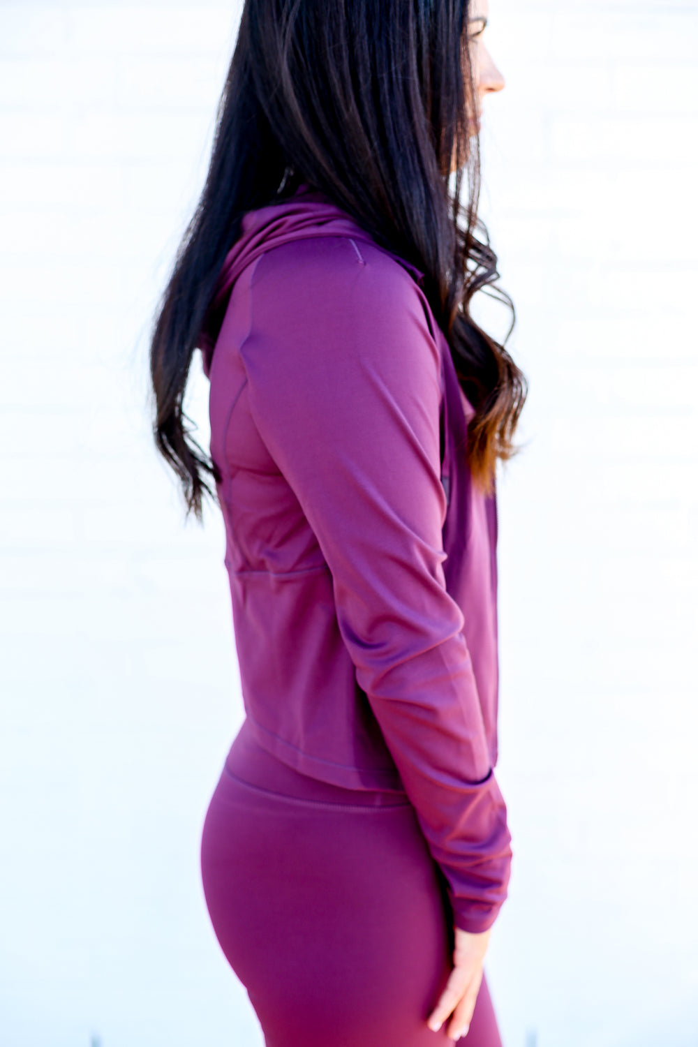 Velocity Meadow Dark Plum Active Jacket