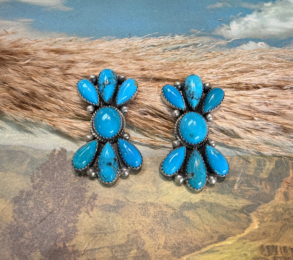 Vertical Kingman Bowtie Earrings 1.0