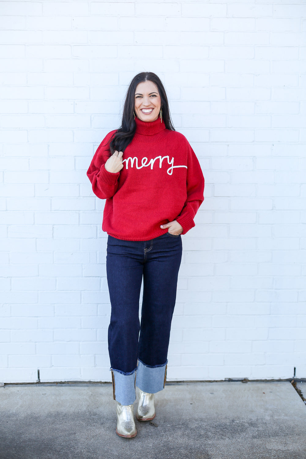 Very Merry Turtleneck Sweater