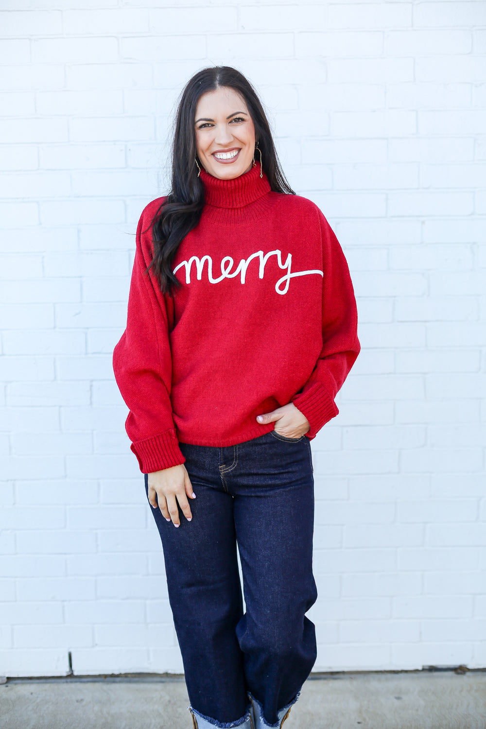 Very Merry Turtleneck Sweater