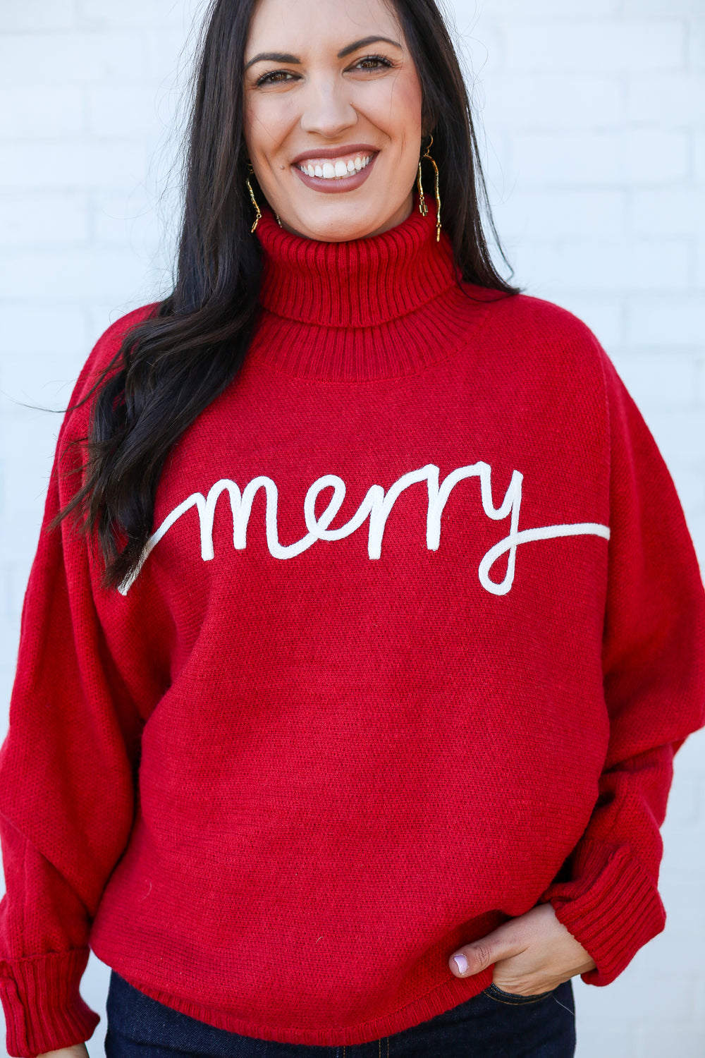 Very Merry Turtleneck Sweater