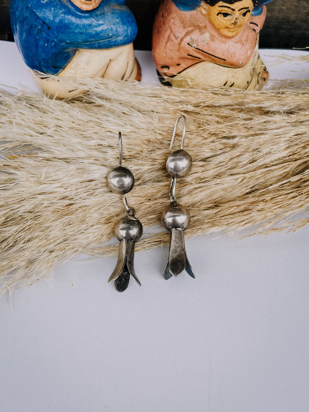 Vintage Squash Blossom Earrings