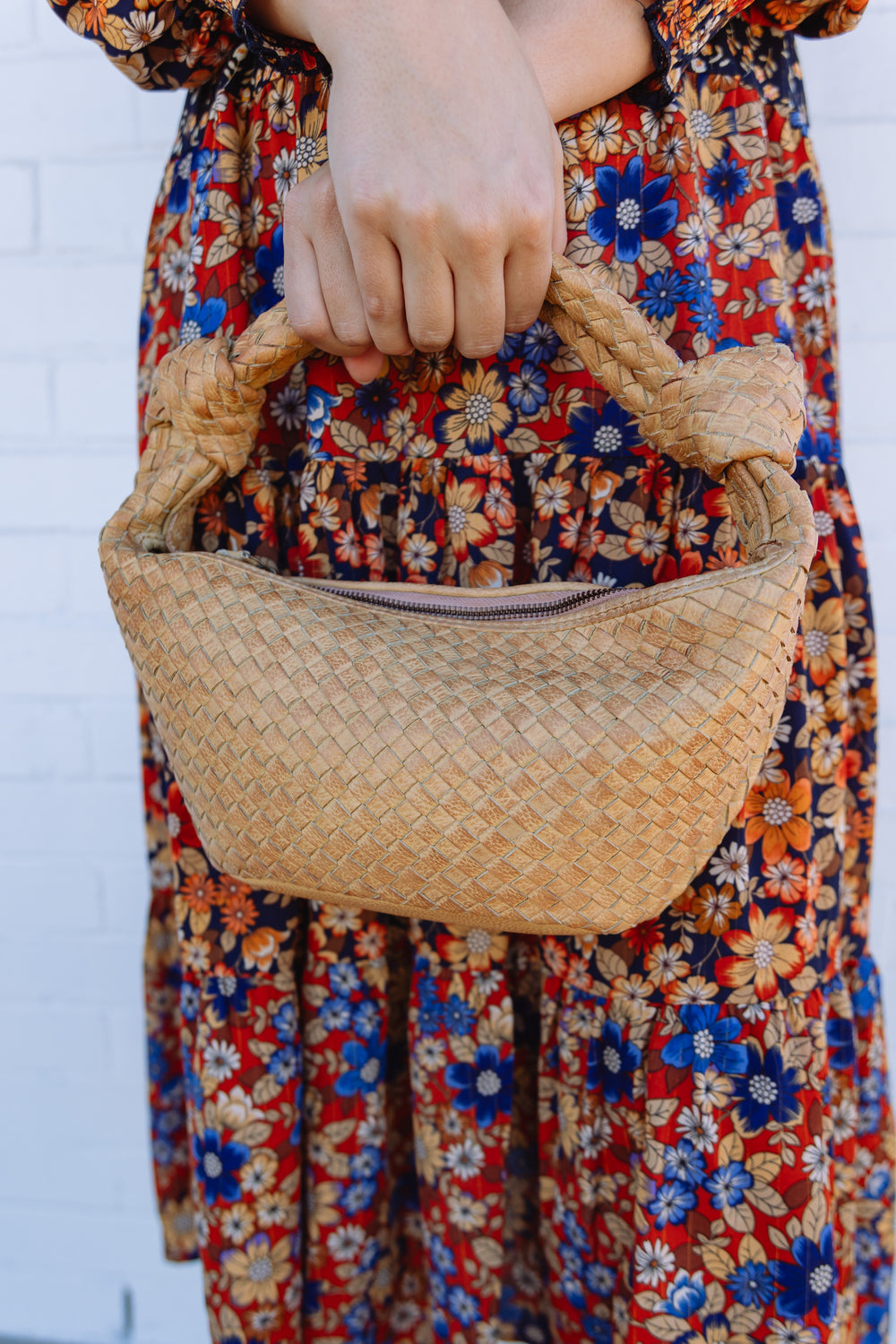 Woven Knot Hobo Bag