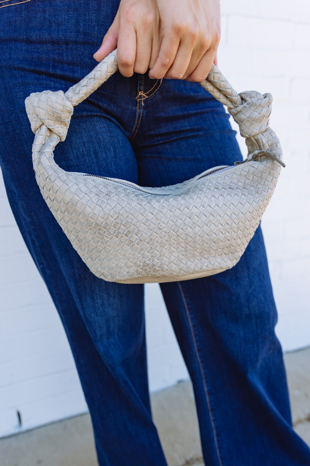 Woven Knot Hobo Bag