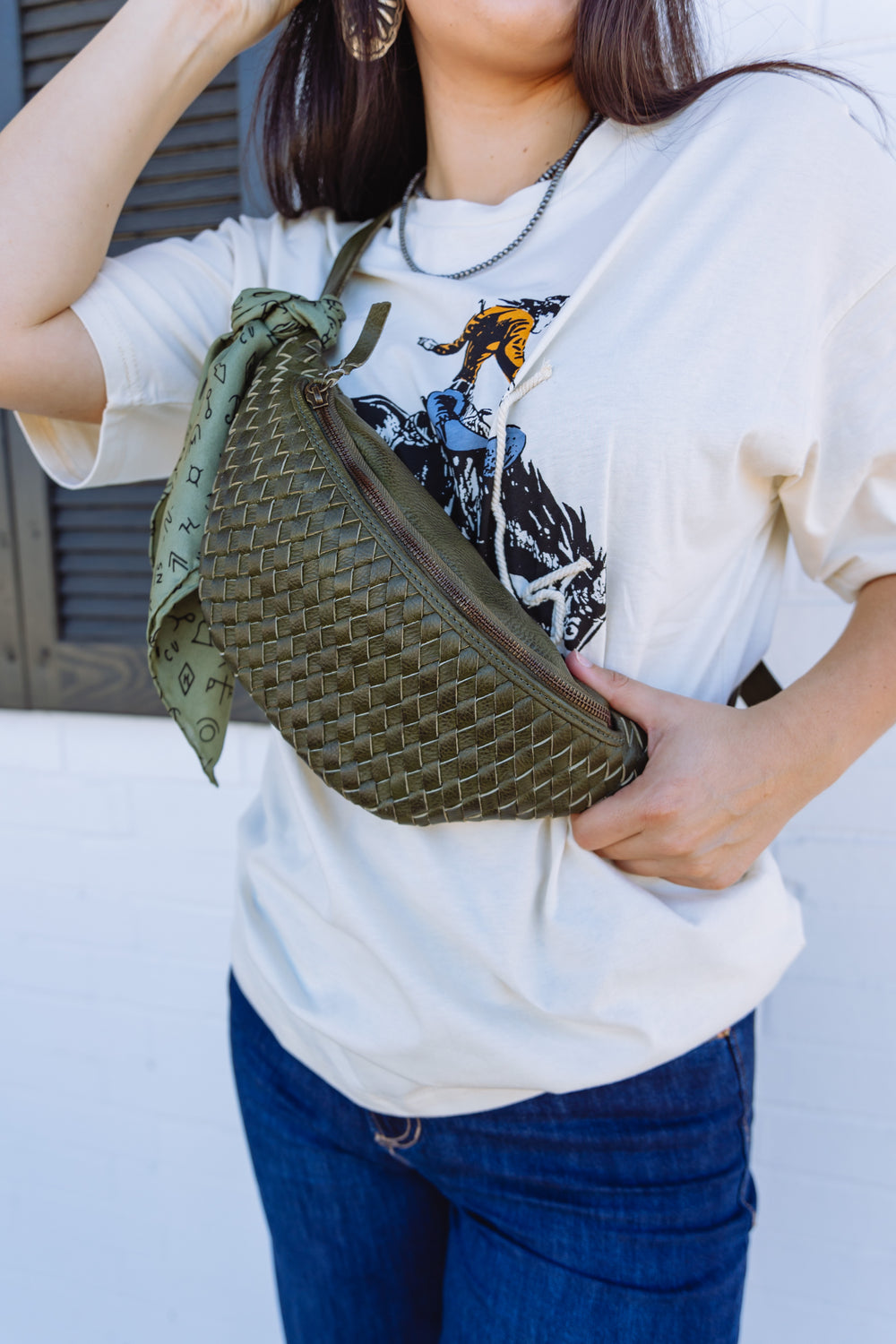 Woven Sling Bag