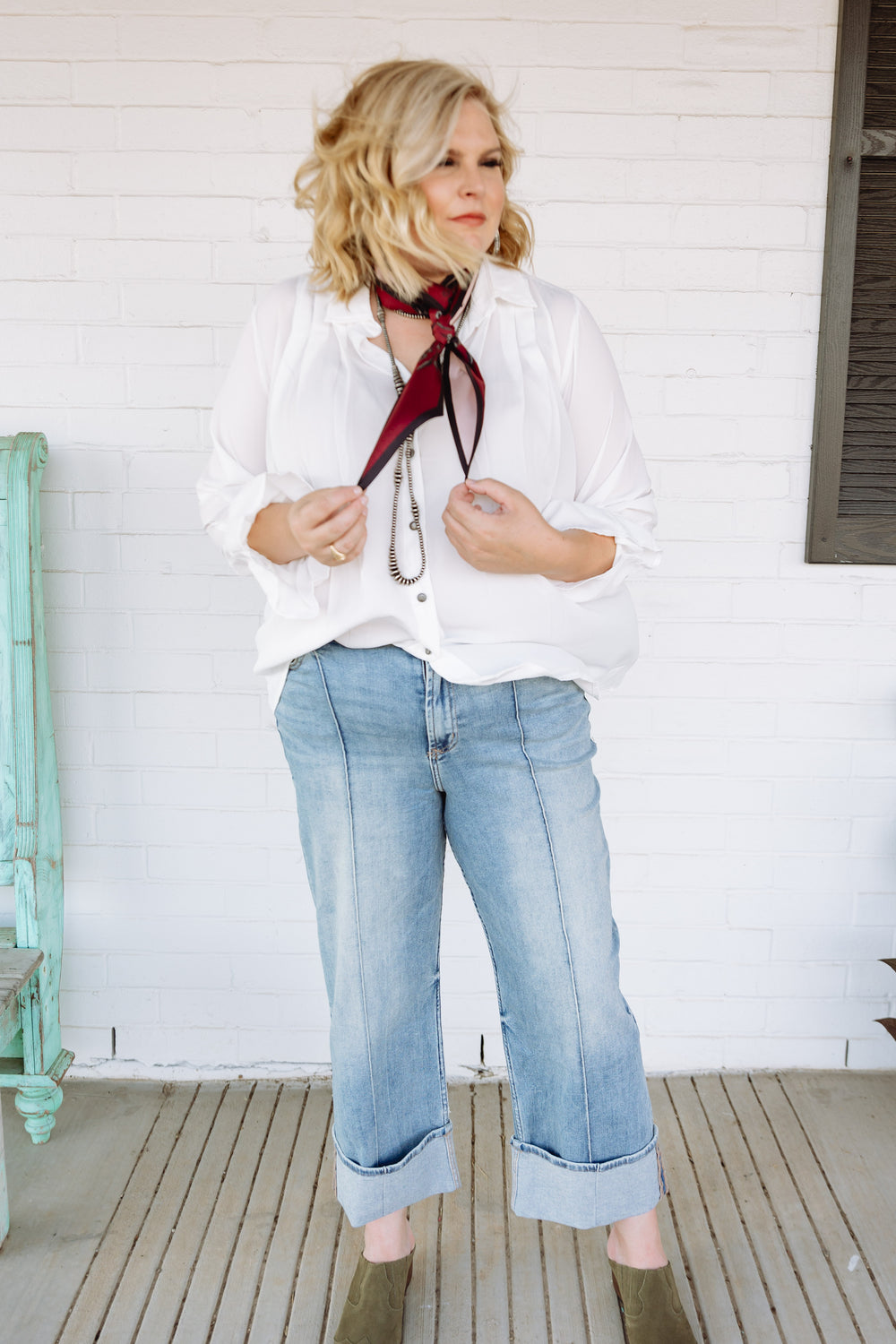 Wyoming White Buttondown