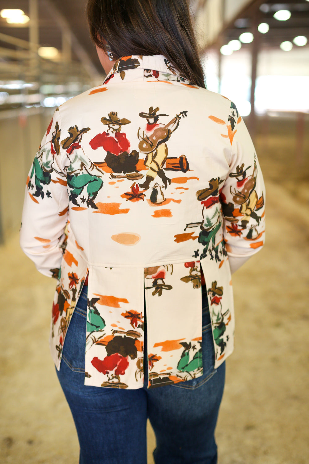 Wagon Wheel Panel Blazer