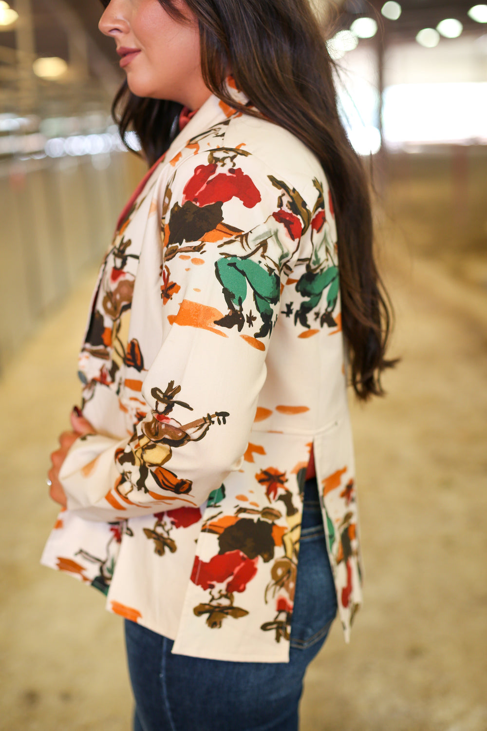 Wagon Wheel Panel Blazer