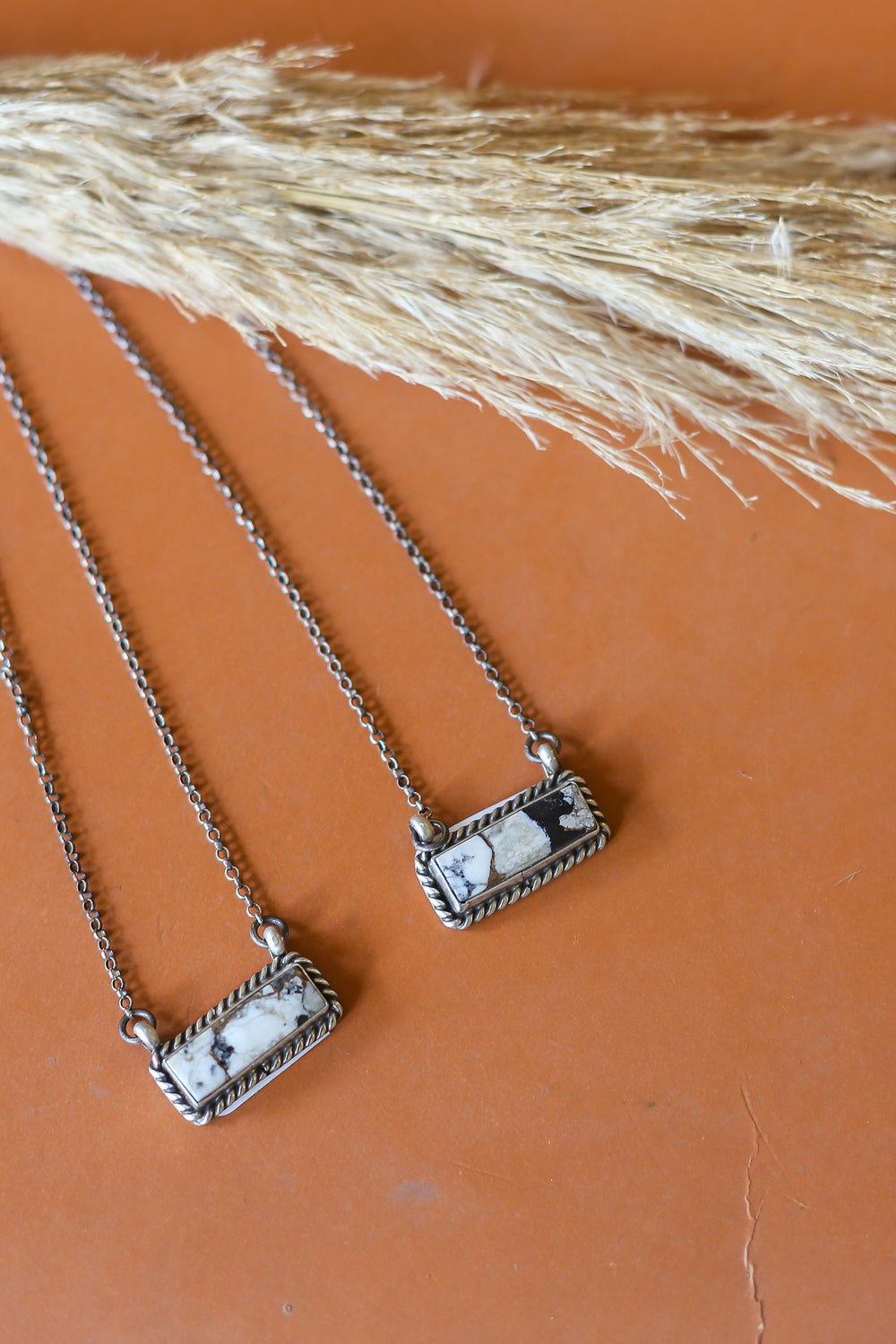 White Buffalo Everyday Bar Necklace — PUNCHY'S