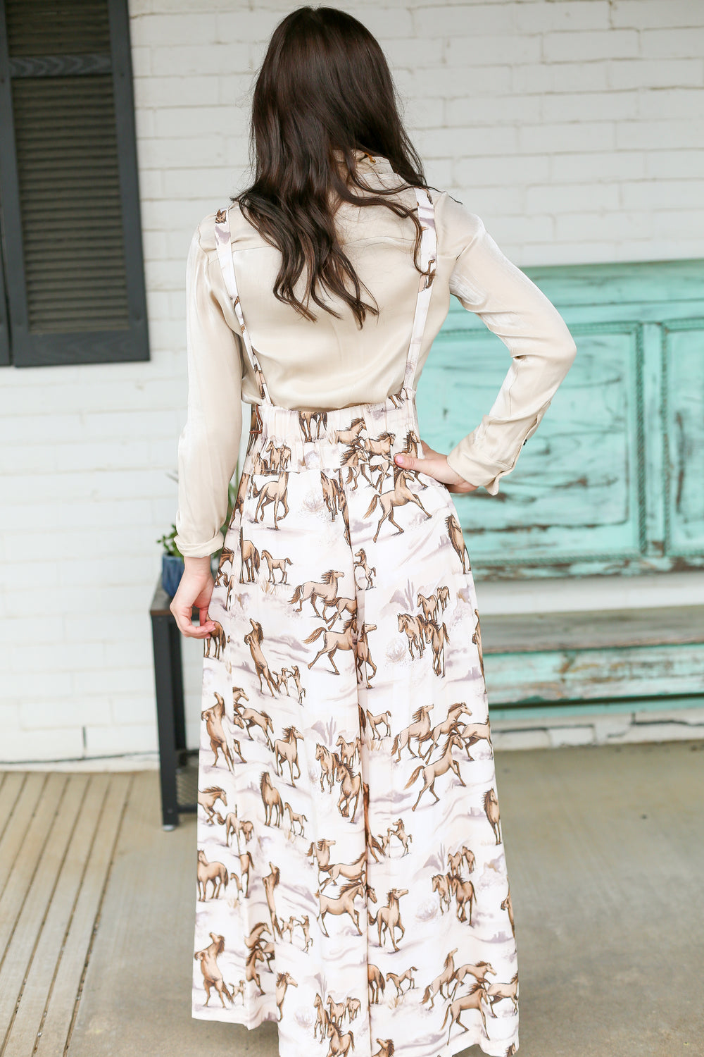 Wild Horses Sand Sammie Romper