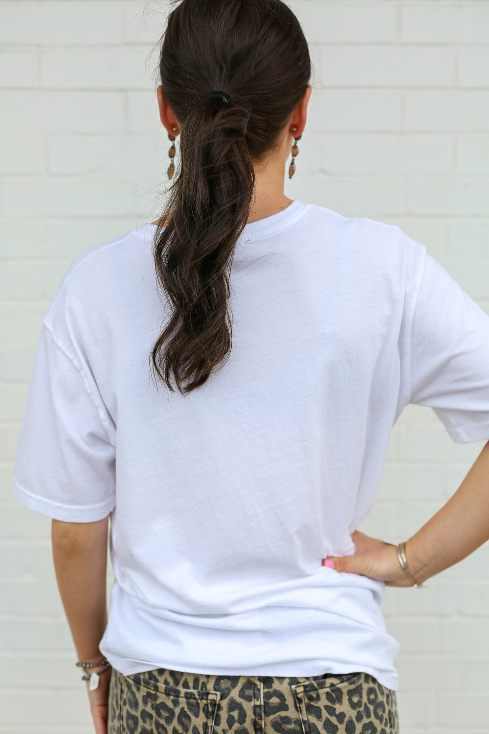 Wild Triple Stride White Oversized Tee