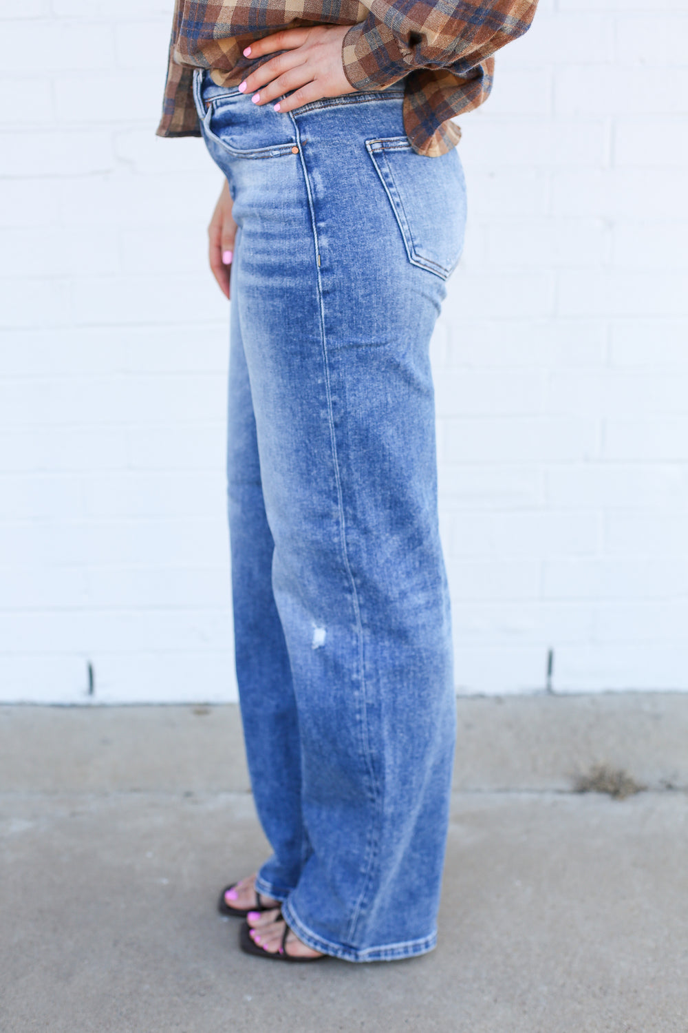 Wynonna High Rise Wide Leg Jean