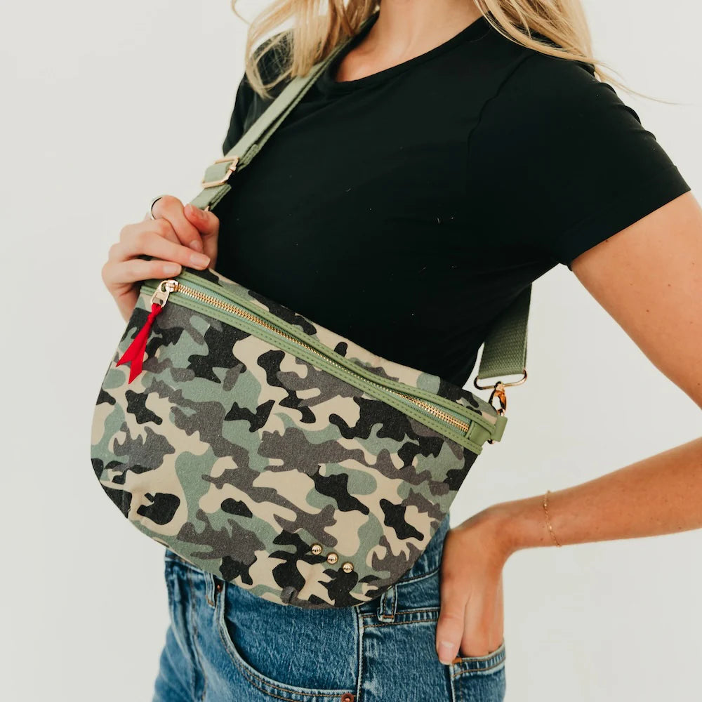 Callahan Camo Canvas Printed Bum Bag