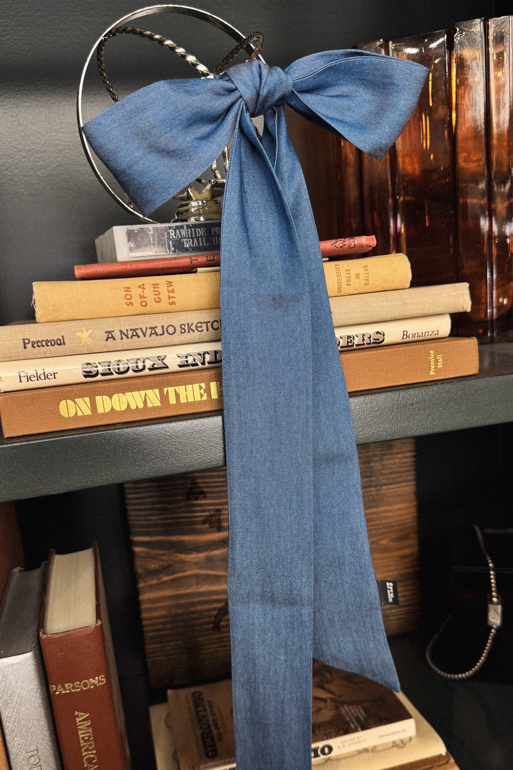 Denim Dan Medium Wash Twilly