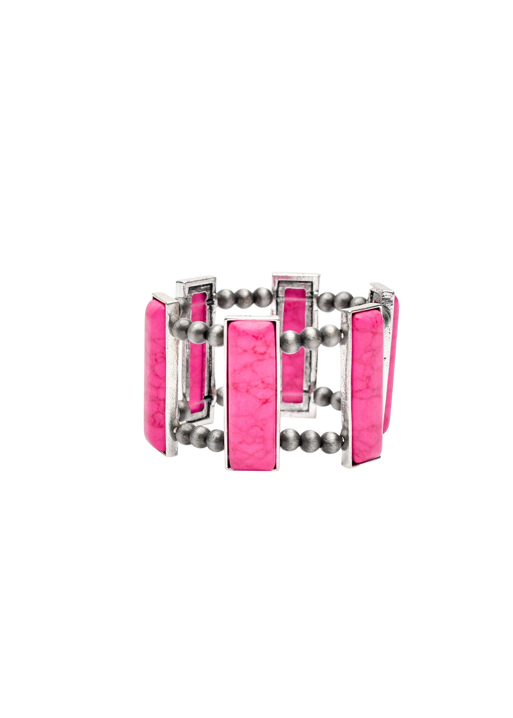 Pink Bar Stretch bracelet..