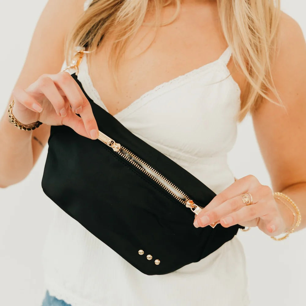 Nylon Susie Black Sidekick Bum Bag