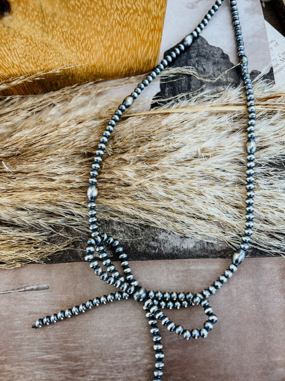 Navajo Pearl Bow Necklace