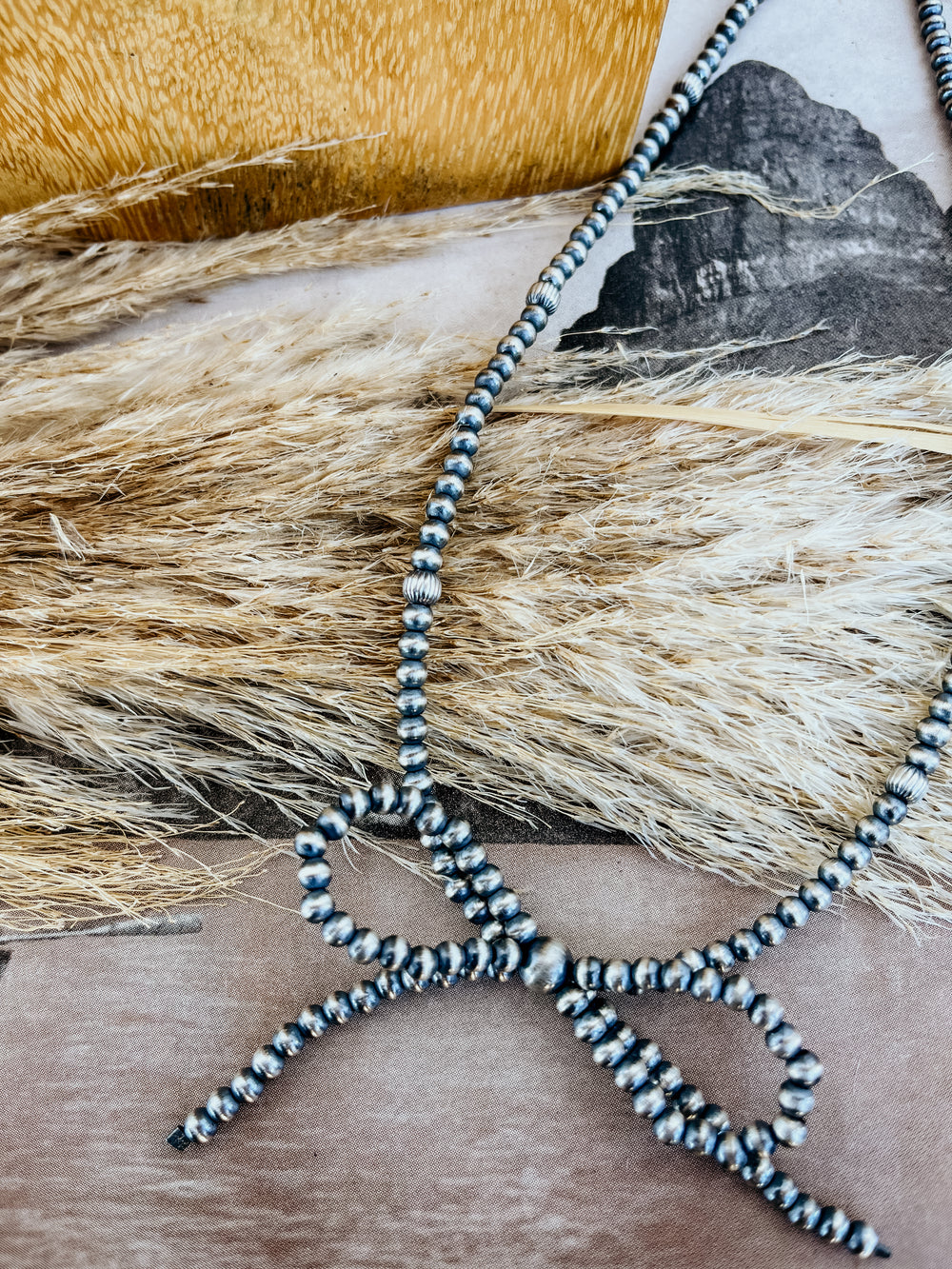 Navajo Pearl Bow Necklace