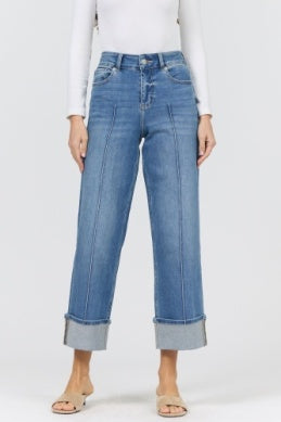 Holly High Rise Cuffed Natal Jeans