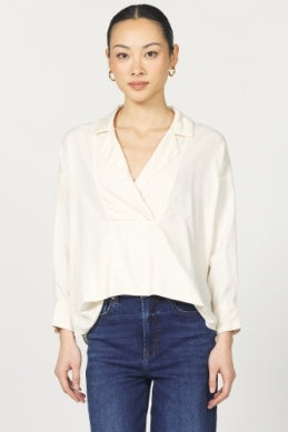Adelle Whitecap Long Sleeve Collard Shirt