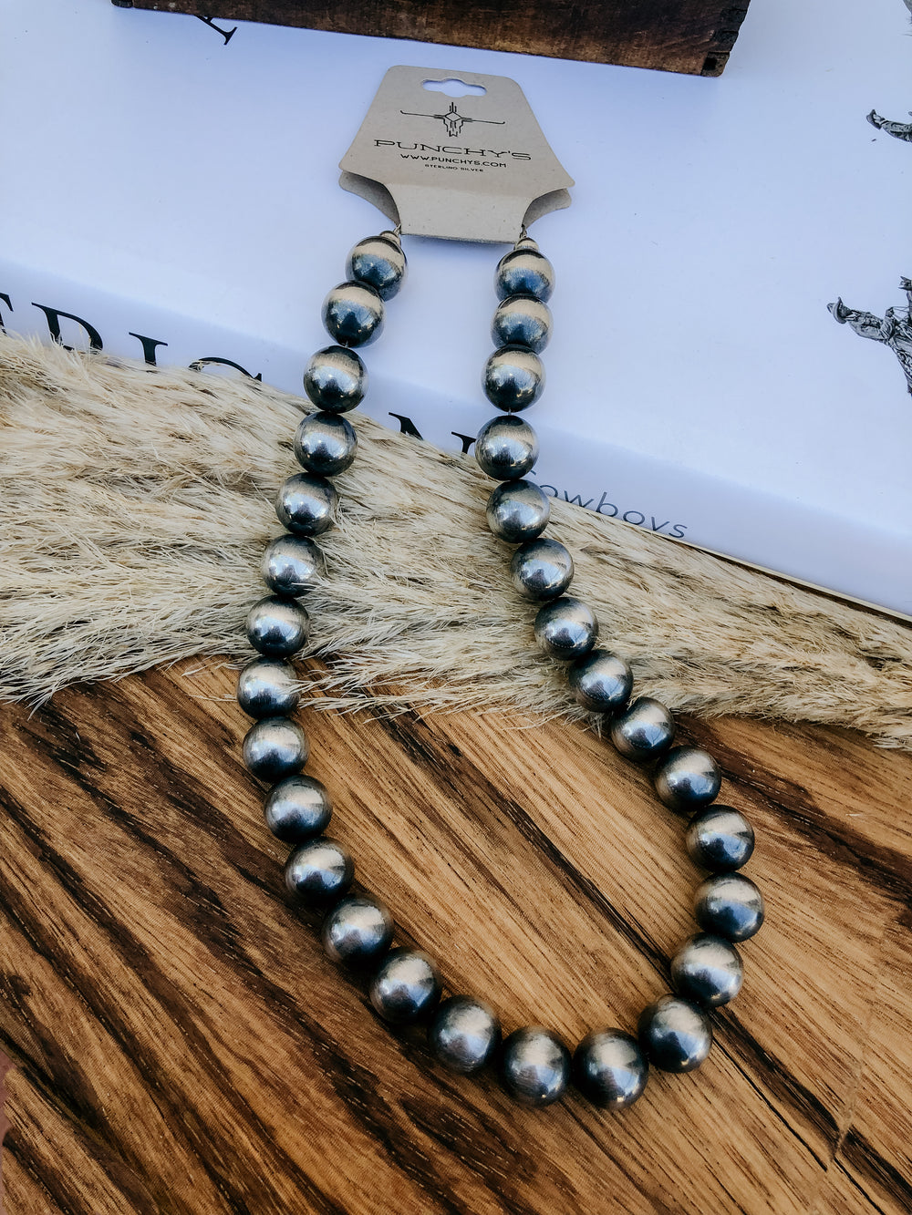 18in 14mm Statement Navajo Pearl Necklace