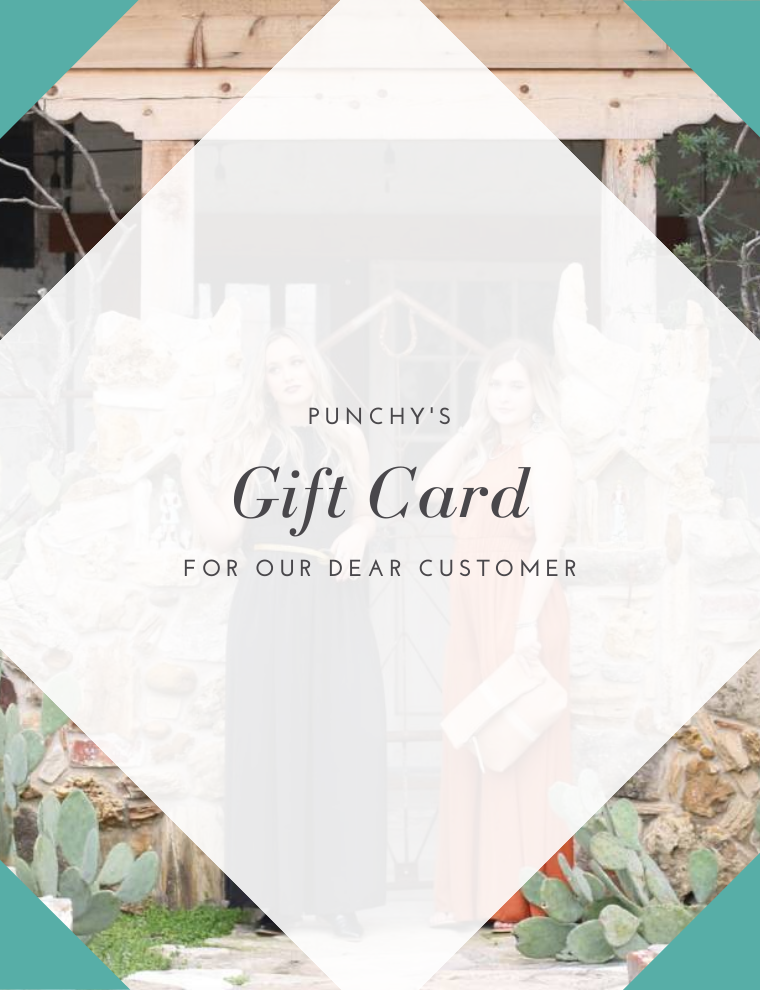 PUNCHY'S Gift Card