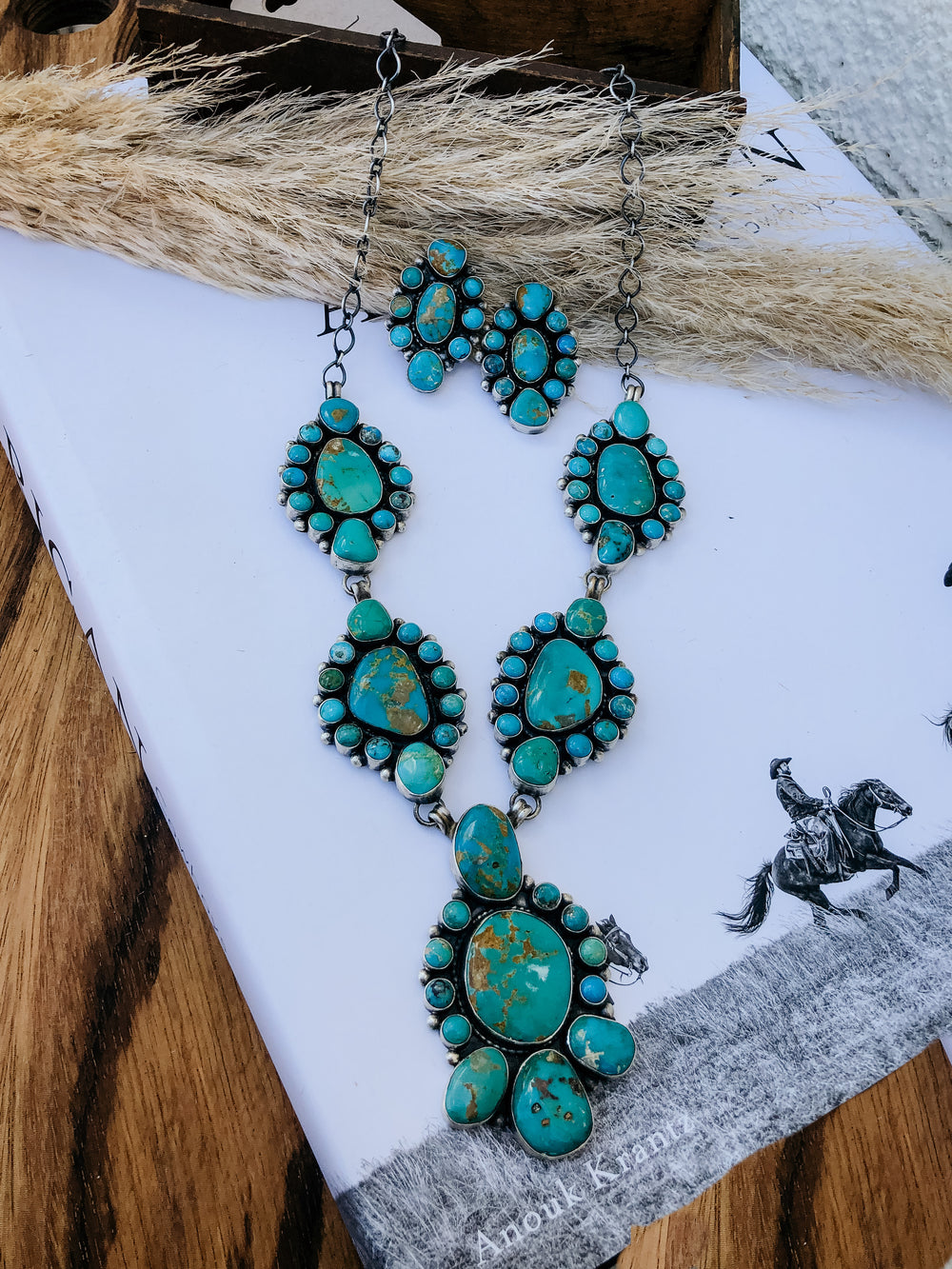 The Blazing Trails Turquoise Statement Necklace