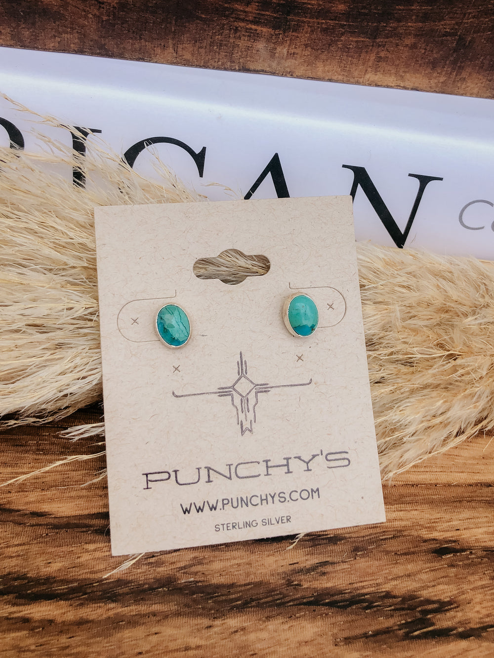 Turquoise Polly Studs