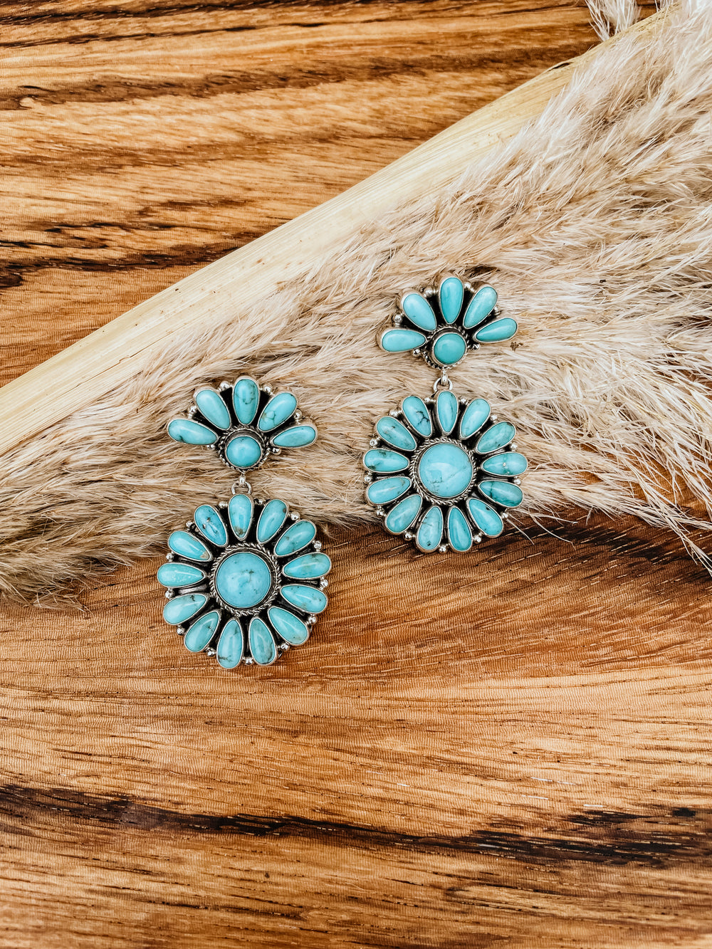 Turquoise High Noon Cluster Earring