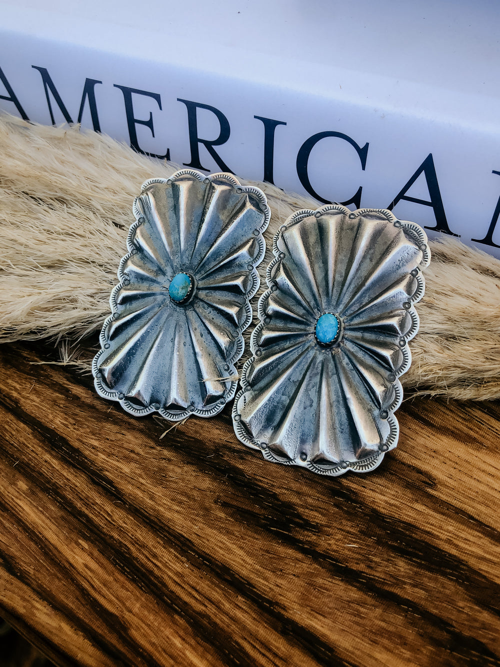 Mesa Azul Concho Earrings