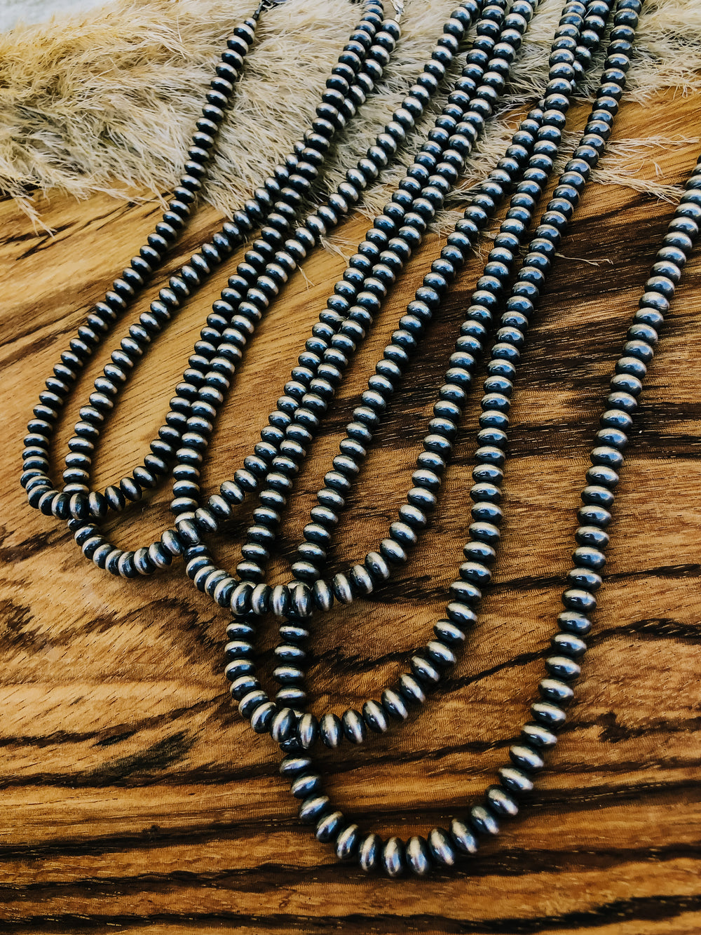 7mm Saucer Navajo Pearl Necklace