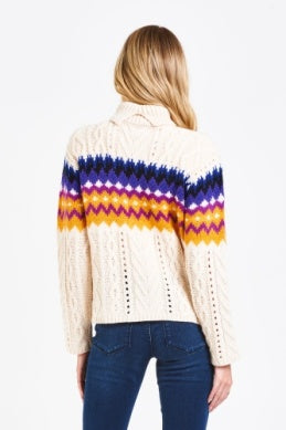 Aspen Sunset Turtleneck Sweater